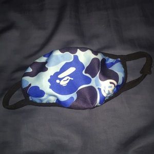 Bape mask—light blue